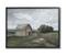 Stupell Industries Cloudy Barn Wall Art in Black Frame